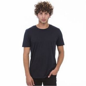AWDis Mens Tri Blend T Shirt / Heather Black